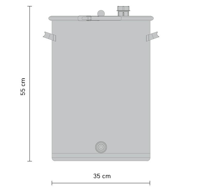 Speidel universal stainless steel tank 45 l - 3