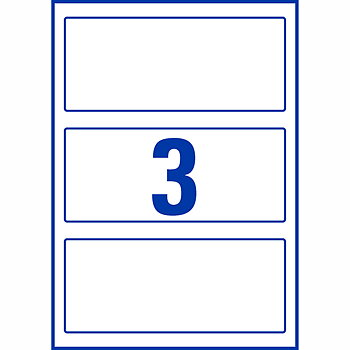 Label for cans 33 cl, white 300 pcs