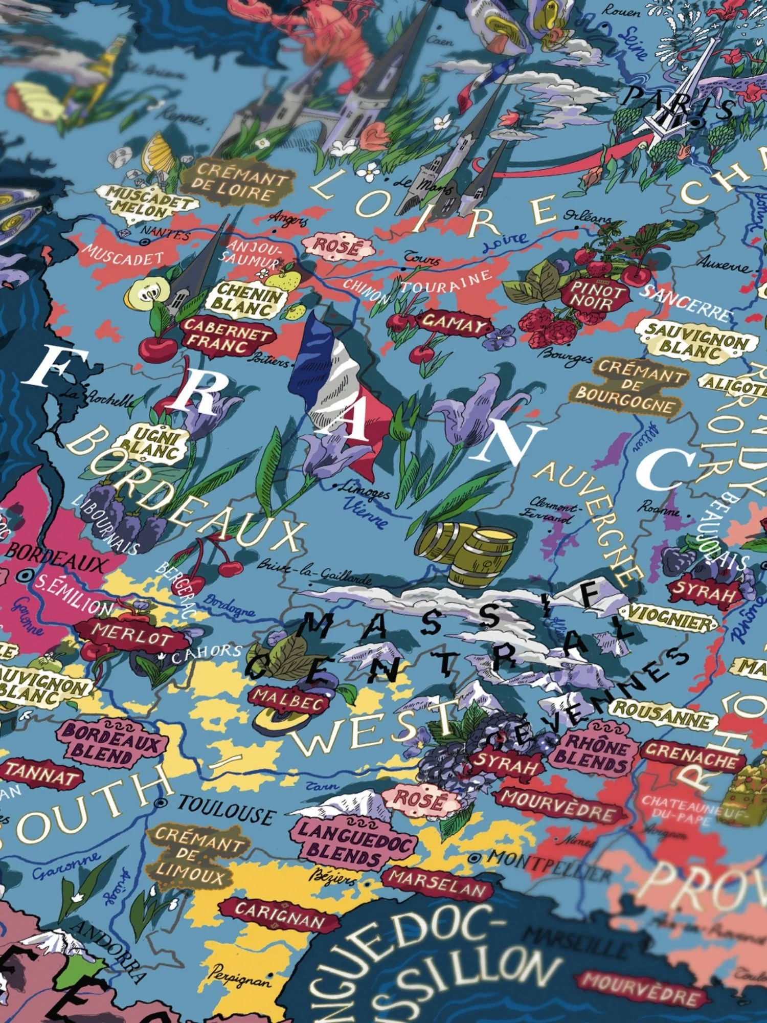 Wine Puzzle - France - 2