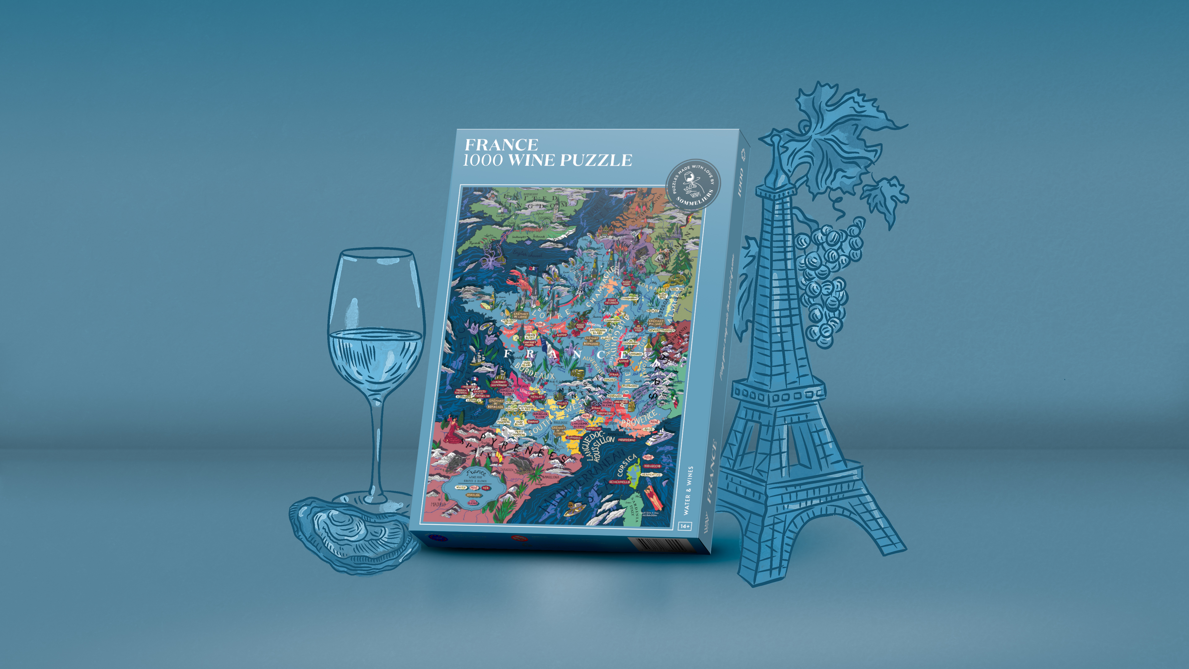 Wine Puzzle - France - 7