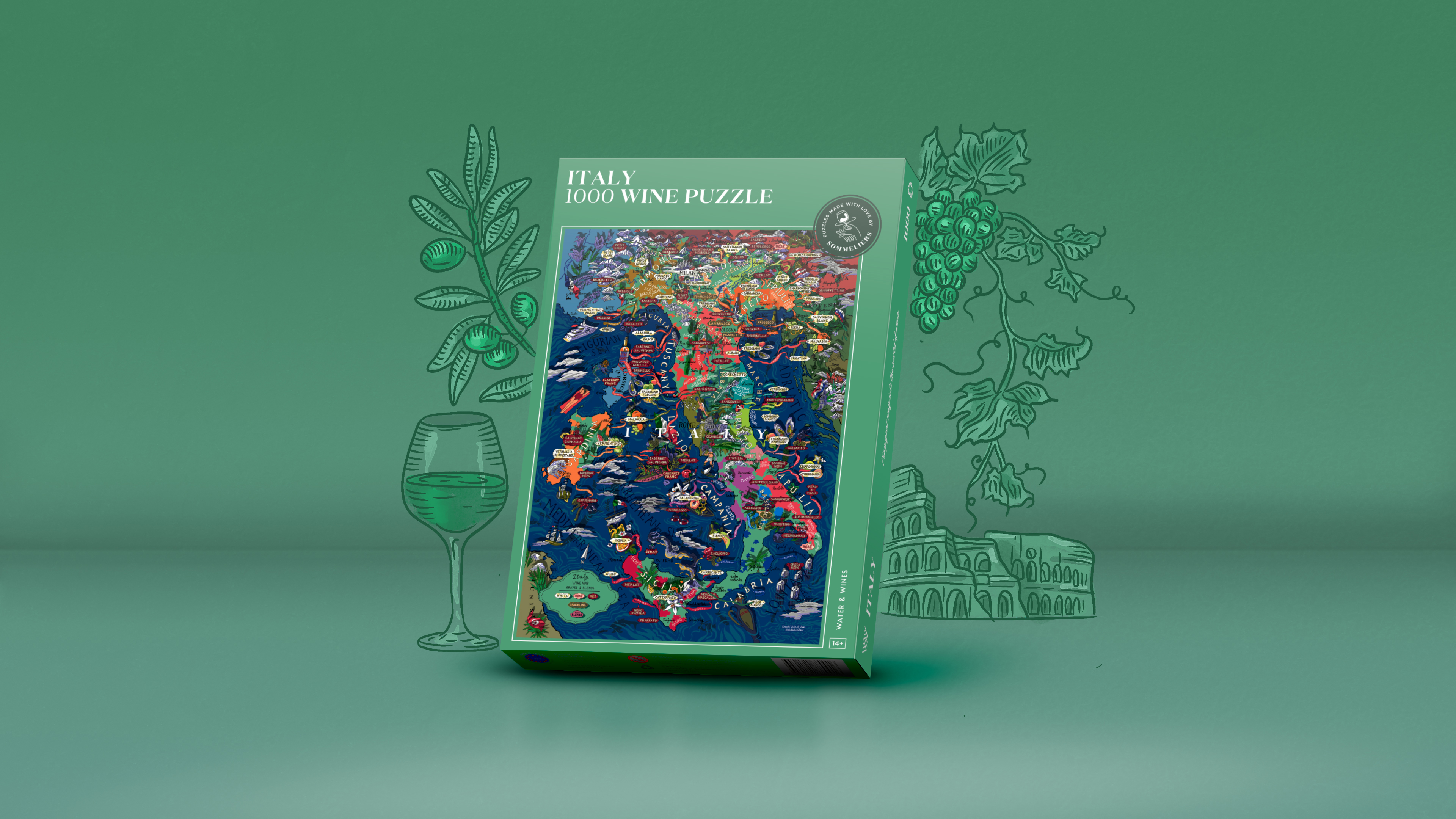 Wine Puzzle - Italy - 8