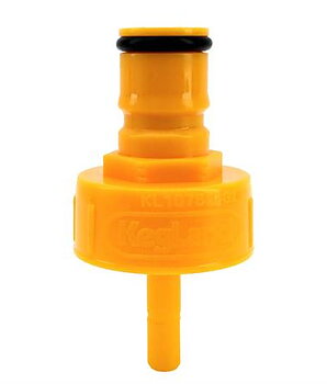 PET-adapter gul (plast)