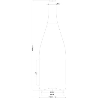 flaske Magnum 150 cl