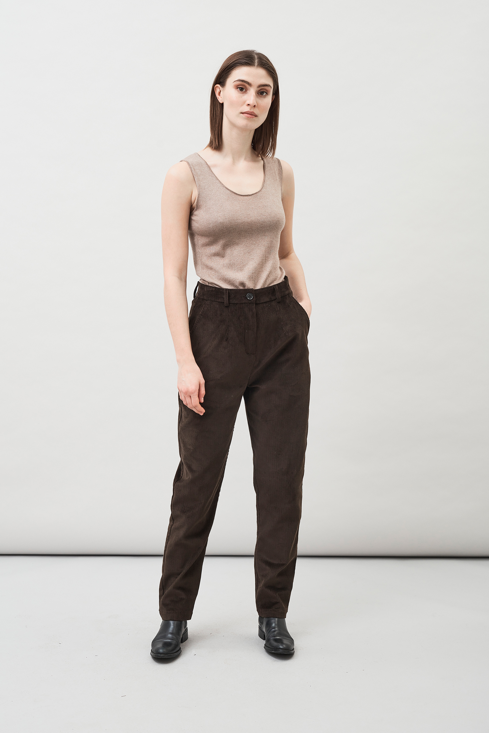 black women's corduroy pants