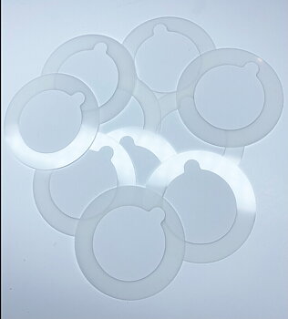 Eyelash glue stickers 10pc