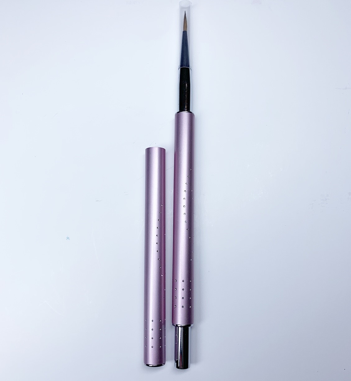 p084 Design pointed gel brush with rhinestones 