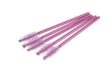 Pink Eyelash Brush 25 pc