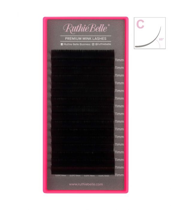 Lashes C Curl mix 0,15 7-12 mm