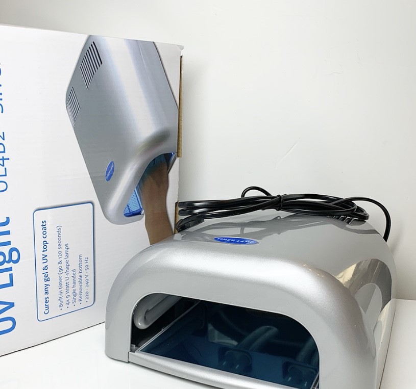 gl05 Silver uv lamp with timer 90 and 120 sek 