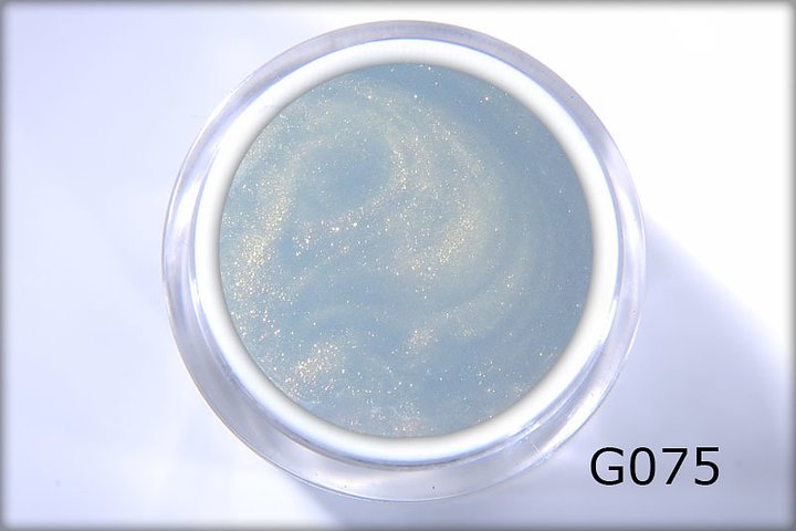 g075 Perfect finish gel glitter gold 12 ml * 3  - 2