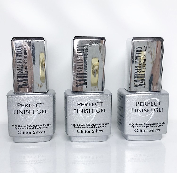 g071 Perfect finish gel glitter silver 12 ml * 3 