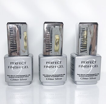 g071 Perfect finish gel glitter silver 12 ml * 3 