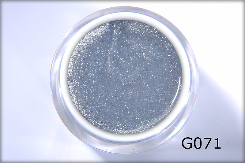 g071 Perfect finish gel glitter silver 12 ml * 3  - 2