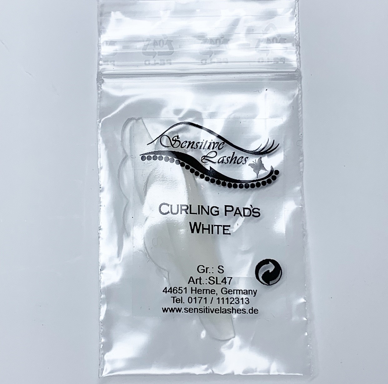 sl48 Silicon curling rolls clear M 
