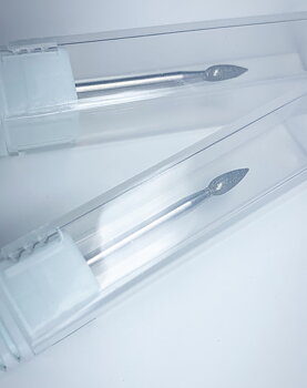 Drop-shaped diamond-coated rotary file 2,7 mm, Medium abrasiveness