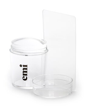 Nail stamper with scraper small