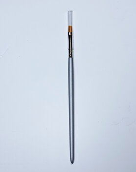 p016 Gel brush with silver handle size 6 