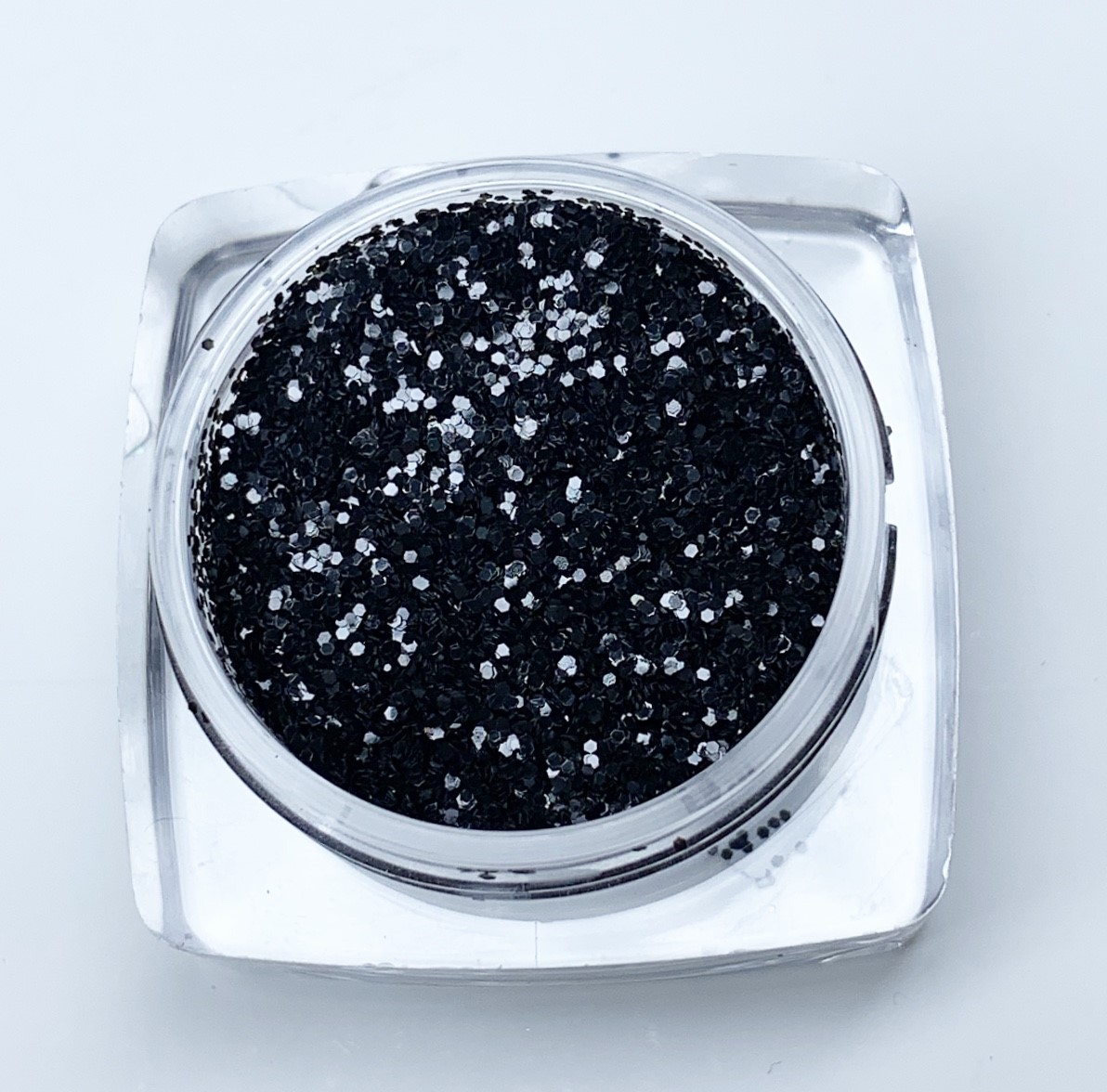 Snow glitter black 