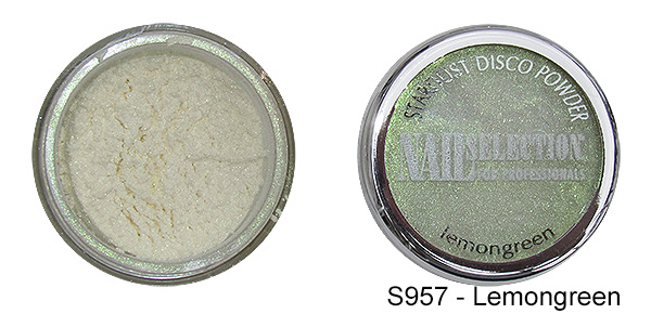 s957 Stardust disco powder Lemongreen 1 g 
