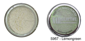 s957 Stardust disco powder Lemongreen 1 g 