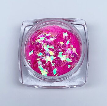 sr054 Foil square neon pink 