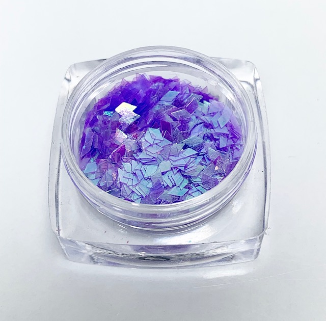 sr076 Foil square neon purple