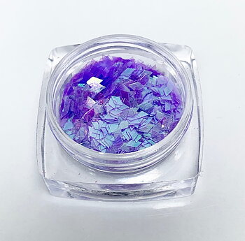 sr076 Foil square neon purple