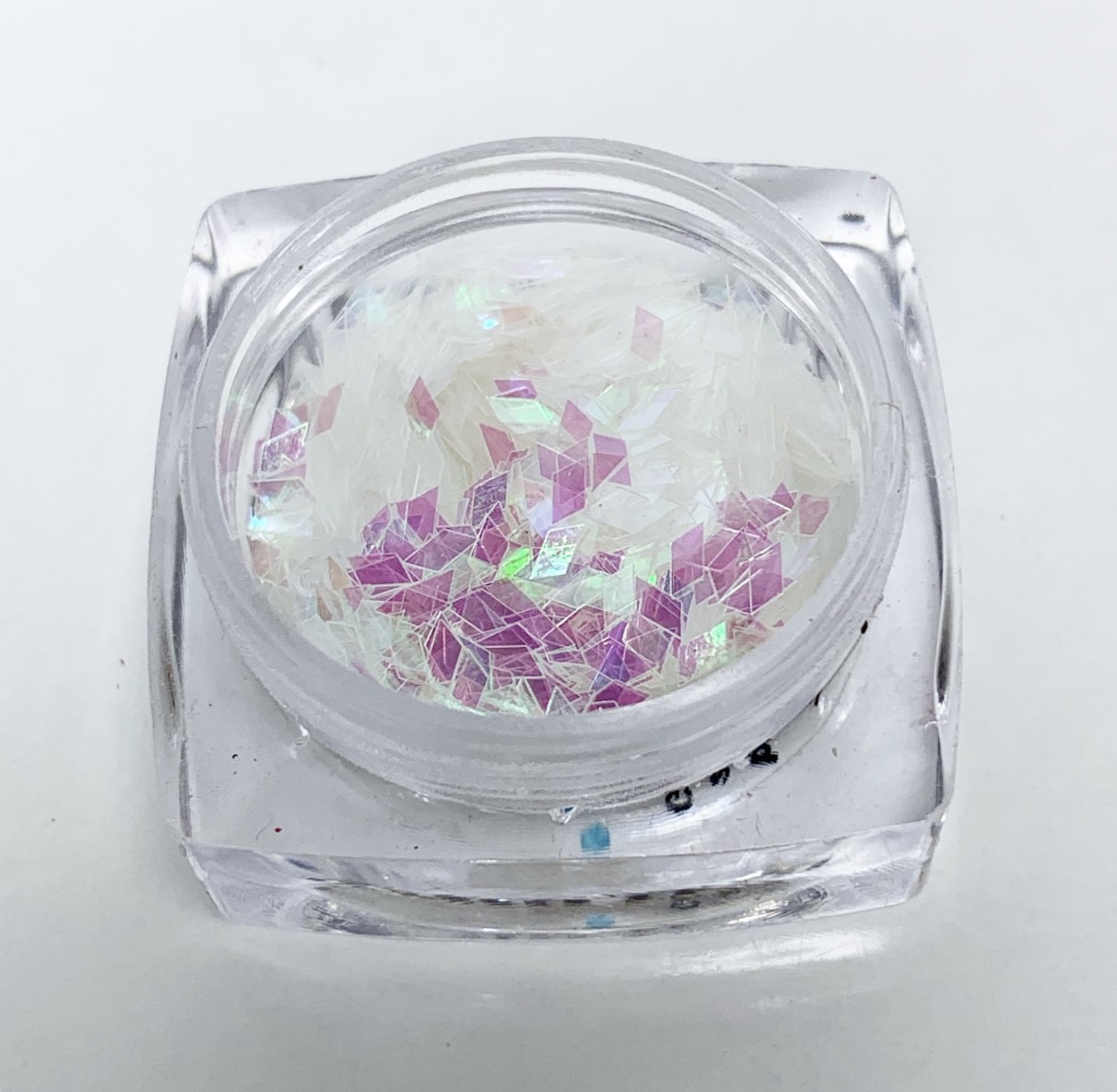 sr050 Foil square rainbow white