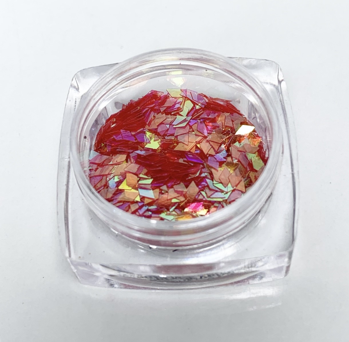 sr056 Foil square neon red
