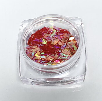 sr056 Foil square neon red