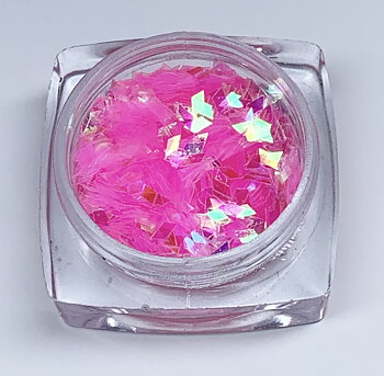 sr055 Foil square neon rose