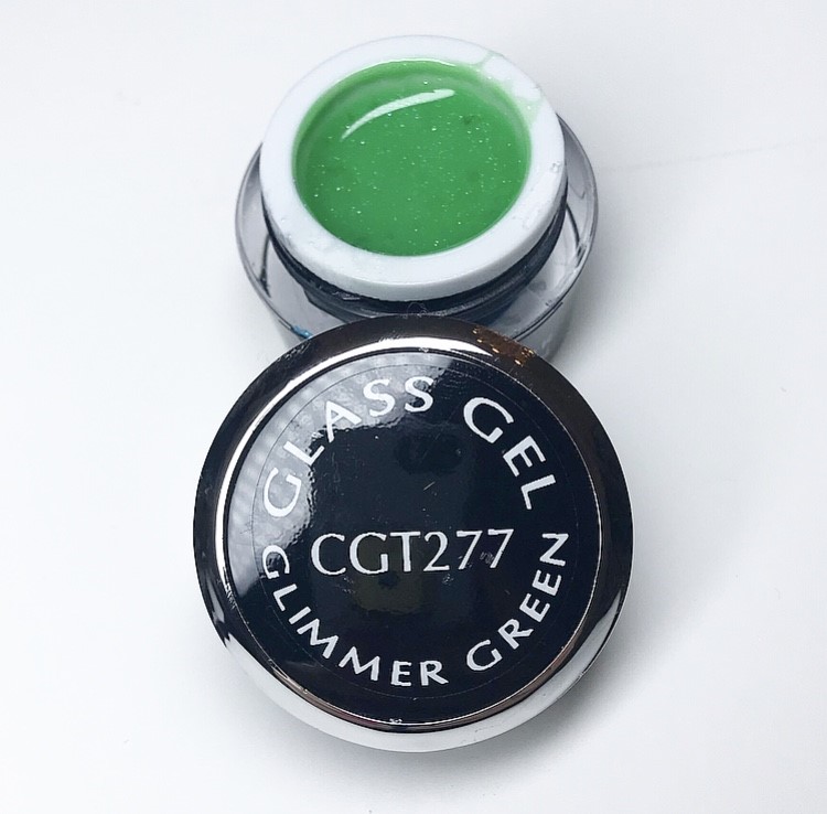 cgt277 Glass gel glimmer green 4,5 ml