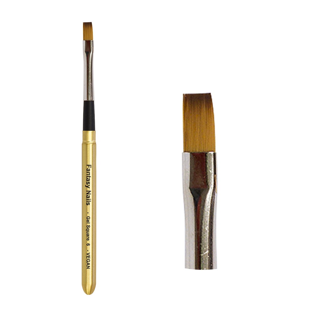 1489 BRUSH FOR GEL, N.6 SQUARE. VEGAN