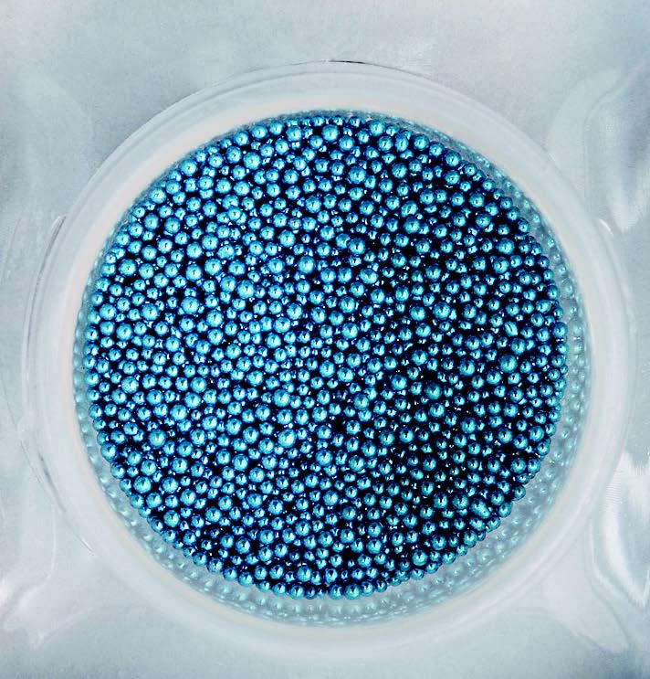 s155-m Mini bullion beads Blue Jeans