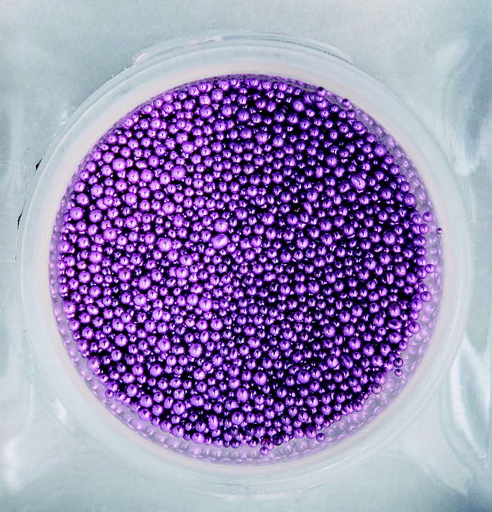 s162-m Mini bullion beads Purple