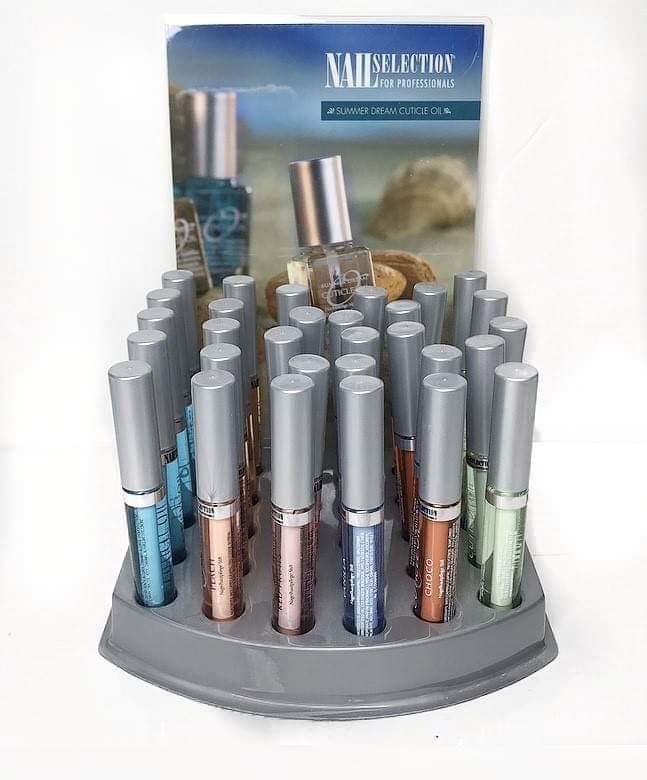 sd50-s Cuticle oil display with 30 oils 
