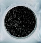 s163-m Mini bullion beads Black