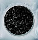 s163-m Mini bullion beads Black