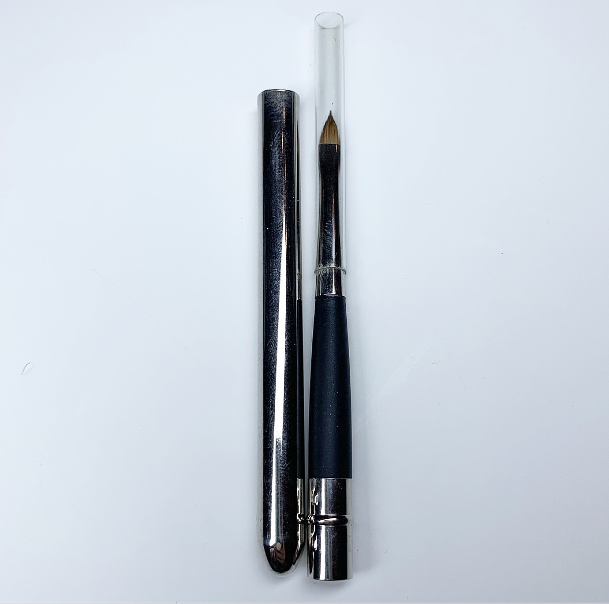 p007 Acrylic flower design pocket brush 