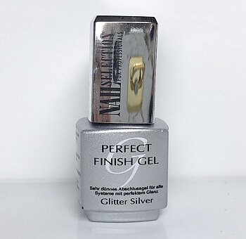 g071 Perfect finish gel glitter silver 12 ml