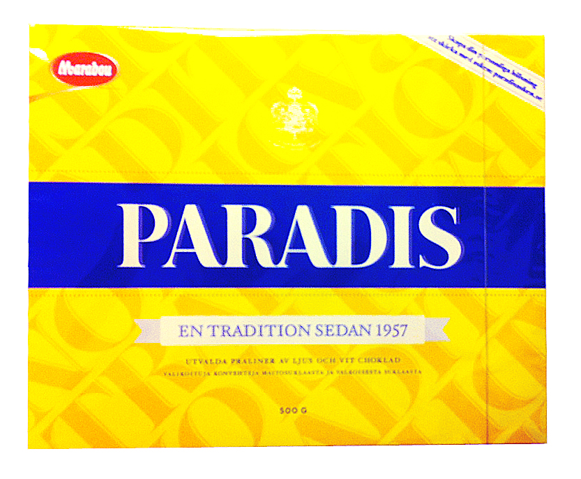 Aladdin/Paradis Marabou box of Chocolate