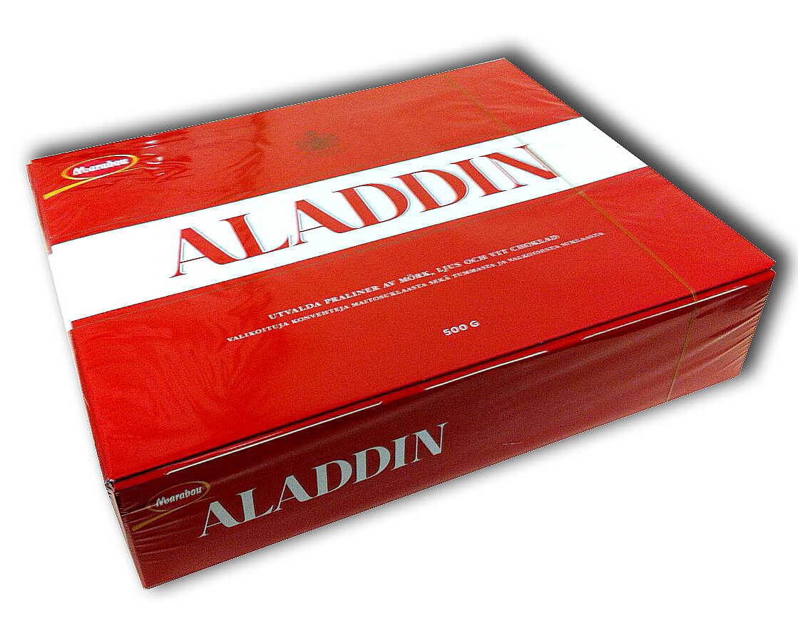 Aladdin/Paradis Marabou box of Chocolate