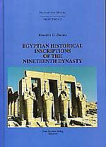 Egyptian Historical Inscriptions of the Nineteenth Dynasty.