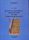 Egyptian Historical Inscriptions of the Twentieth Dynasty