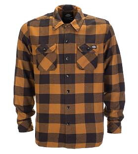 Skjorta Dickies Sacramento brown duck.