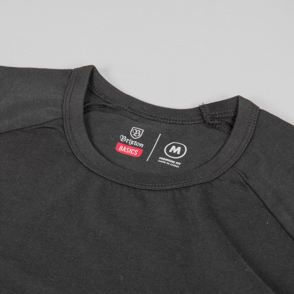 Brixton basic knit S/S Svart - 2