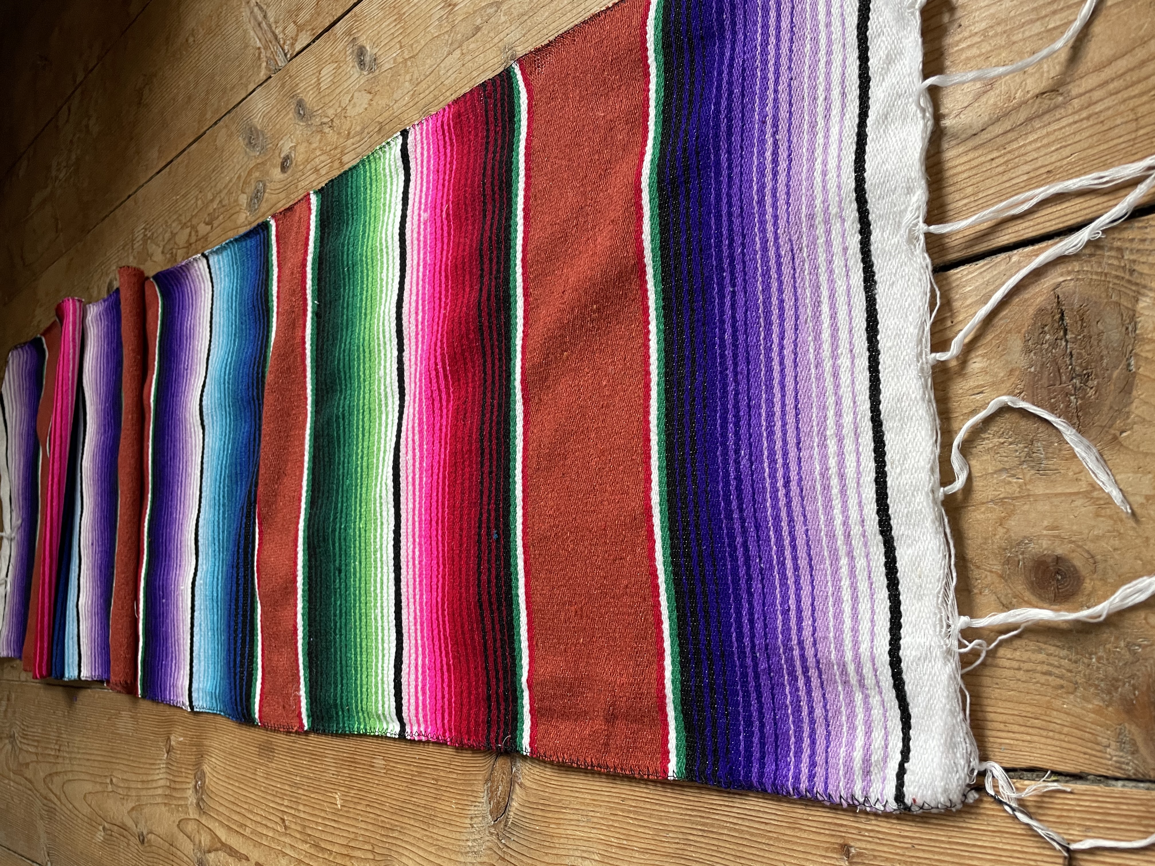 Mexico serape bordslöpare - väggbonad