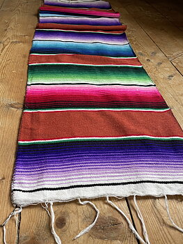 Mexico serape bordslöpare - väggbonad