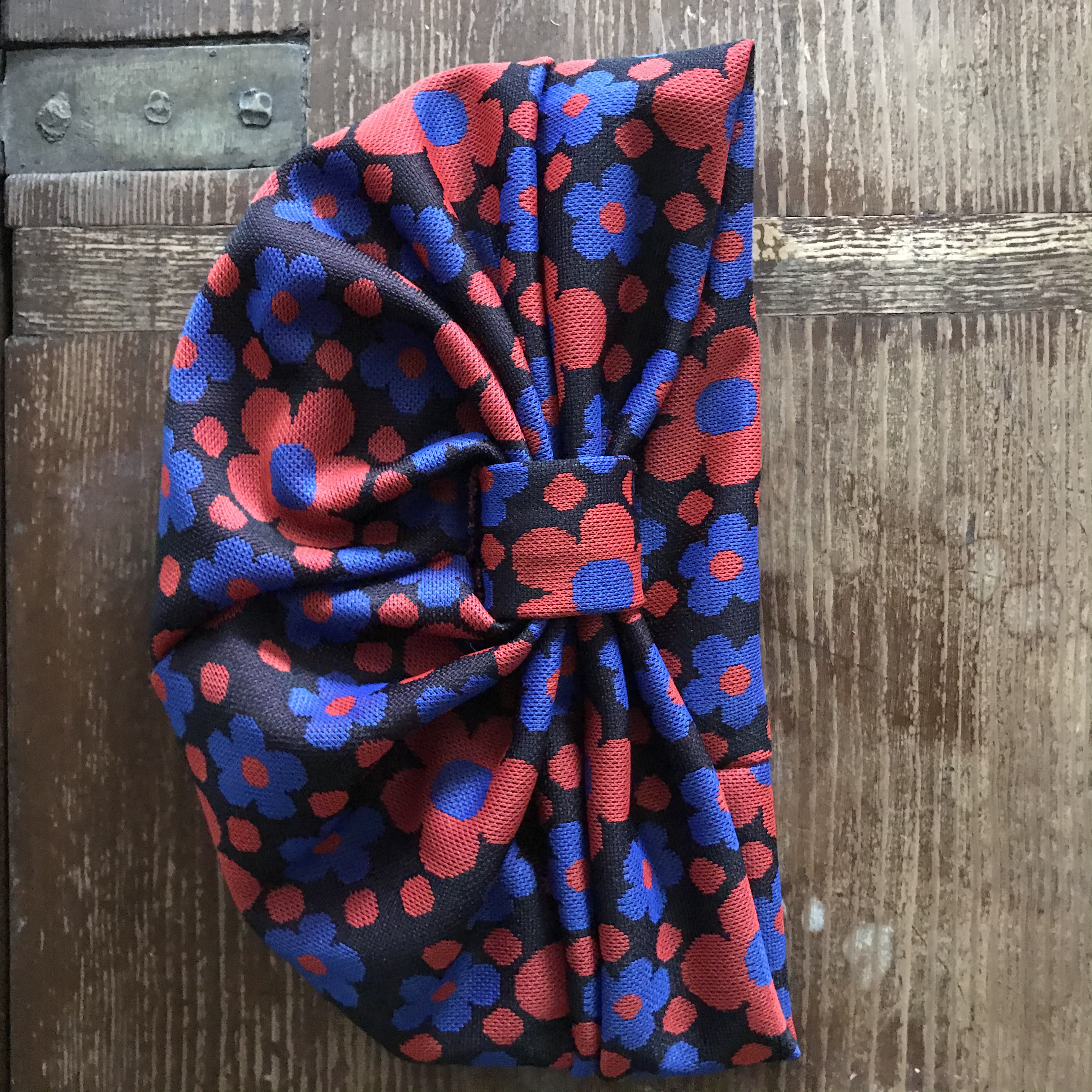 Turban retro blom