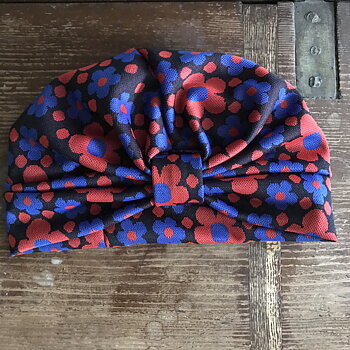 Turban retro blom